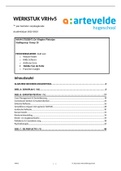 Volledig werkstuk VRHV5 &lpar;score&colon; 18&comma;5&sol;20&rpar;