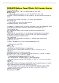 CDIS-410 Midterm Exam &lpar;Weeks 1-6&rpar; Complete Solution