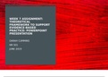 NR 501 Week 7 Assignment Theoretical Framework of Support Evidence based Practice PowerPoint Presentation&period;pdf