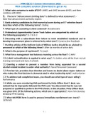 PMK EE E-7 Career Information 2023 With complete solution &lpar;Download to get an A&rpar;