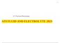 ATI Fluid and Electrolytes Medical Surgical (Arizona College of Nursing) lOMoARcPSD|15424936 ATI FLUID AND ELECTROLYTE 2023
