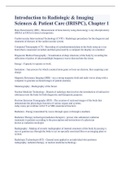 Introduction to Radiologic & Imaging Sciences & Patient Care &lpar;IRISPC&rpar;&comma; Chapter 1