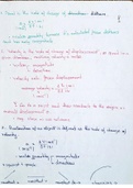 Physics OCR A Level 3.1 Motion Notes (Handwritten)