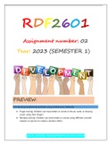 RDF2601 ASSIGNMENT 2 S1 2023