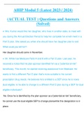 AHIP Modul 5 (Latest 2023 / 2024) (ACTUAL TEST ) Questions and Answers  (Solved)