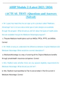 AHIP Module 2 (Latest 2023 / 2024) (ACTUAL TEST ) Questions and Answers  (Solved)