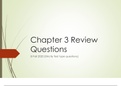 Chapter 3 Review Questions  ISBN: 9781734681123  Human Anatomy & Physiology (BSC1085C)