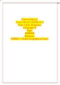 Pearson Edexcel Level 1&sol;Level 2 GCSE &lpar;9-1&rpar; Time 1 hour 30 minutes Geography B Paper IGBO&sol;OI Reference PAPER 1&colon; Global Geographical Issues