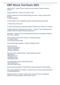 EMT Shock Test Exam 2023