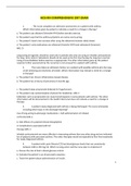 2023 HESI RN Comprehensive Exam Ver&period; 10 Questions & Answers with Rationale