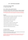 Business Studies Notes As Level + Definitions (Unit 1 - Unit 5)