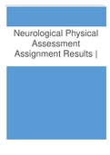 Exam (elaborations) RN - Registered Nurse  Physical Assessment for Nurses, ISBN: 9781405173001
