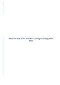 BIOD 151 Lab Exam Module 6- Portage Learning NOV 2022