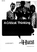 HESI 302 Hurst Review Critical Thinking 1 (LATEST UPDATE) Chamberlain College of Nursing