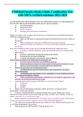 C468 Informatics Study Guide Combination OA-with 100&percnt; verified solutions-2023-2024