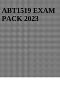 ABT1519 EXAM PACK 2023