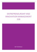 Entrepreneurship and Innovation 318 test 1 notes