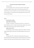 NR 505 Week 5 Research Summary Assignment 200 points