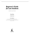 Beginner's Guide for Law Students.
