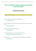 OA Quiz - C211 &sol; C 211 &lpar;Latest 2023 &sol; 2024&rpar; &colon; Global Economics for Managers - W&period;G&period;U