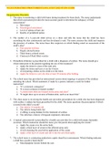 NCLEX PEDIATRICS PROCTORED EXAM LATEST 2022-STUDY GUIDE 