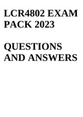 LCP4802 EXAM PACK 2023