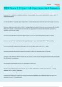 NTR Exam 1 & Quiz 1-4 Questions And Answers