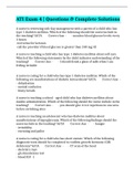 ATI Exam 4 &vert; Questions & Complete Solutions