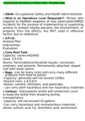 HAZARDOUS MATERIALS OPERATIONS TRAINING EXAM QUESTIONS AND ANSWERS GRADED A&plus;