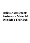 Relias Assessments Assistance Material DYSRHYTHMIAS