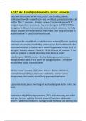 KNES 463 Final questions with correct answers&period;