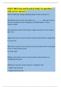 KNES 380 Exam and Practical Study Set questions with correct answers&period;
