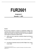 FUR2601 Assignment 2 Semester 1 2023