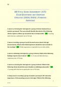 RN VITAL SIGNS ASSESSMENT &lpar;ATI&rpar; EXAM QUESTIONS AND ANSWERS UPDATED &lpar;2024&sol;2025&rpar; &lpar;VERIFIED ANSWERS&rpar;