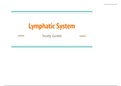 Study Guide for the Lymphatic System