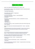 NSG 511&colon; FINAL EXAMS QUESTIONS AND ANSWERS
