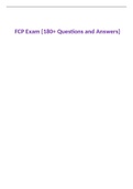 FCP Exam &lbrace;180&plus; Questions and Answers&rcub;