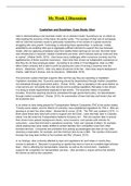 My Week 2 Discussion Capitalism and Socialism&colon; Case Study&colon; Uber
