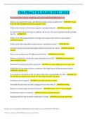 CNA FINAL EXAM&sol; 100 answered questions for CNA exam 2022&sol;Certified Nursing Assistant &sol; &lpar;CNA&rpar; Exam