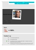 Medical Surgical Scenario -1 Kenneth Bronson-100&percnt; Top score-2023-2024