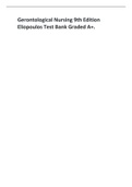Gerontological Nursing 9th Edition Eliopoulos Test Bank Graded A&plus;&period;