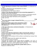 Portage Learning Anatomy & Physiology II&colon; Module 6 Exam Q&A