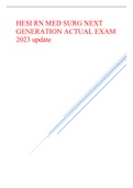 HESI RN MED SURG NEXT GENERATION ACTUAL EXAM 2023 update       CASE STUDY INCLUDED