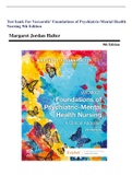 Test Bank for Varcarolis' Foundations of Psychiatric-Mental Health Nursing&comma; 9th Edition &lpar;Margaret Jordan Halter&comma; 2022&rpar; Chapter 1-36 &vert; All Chapters