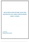 NUR 634 APEA 3P EXAM TEST BANK&period; ACTUAL EXAM QUESTIONS WITH 100&percnt; CORRECT VERIFIED ANSWERS&period; GRADE A&plus; ASSURED&period;