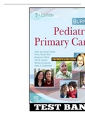 BURNS PEDIATRIC PRIMARY CARE 7TH EDITION TEST  BANK