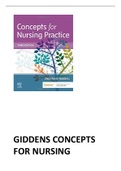 GIDDENS CONCEPTS FOR NURSING  PRACTICE&comma; 3RD EDITION