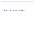 NNMCB COMBINED: NCLEX RN Exam Test Bank
