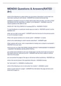 MENDIX Questions & Answers&lpar;RATED A&plus;&rpar;
