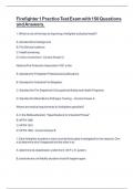 Firefighter 1 Practice Test Exam with 150 Questions and Answers&period;